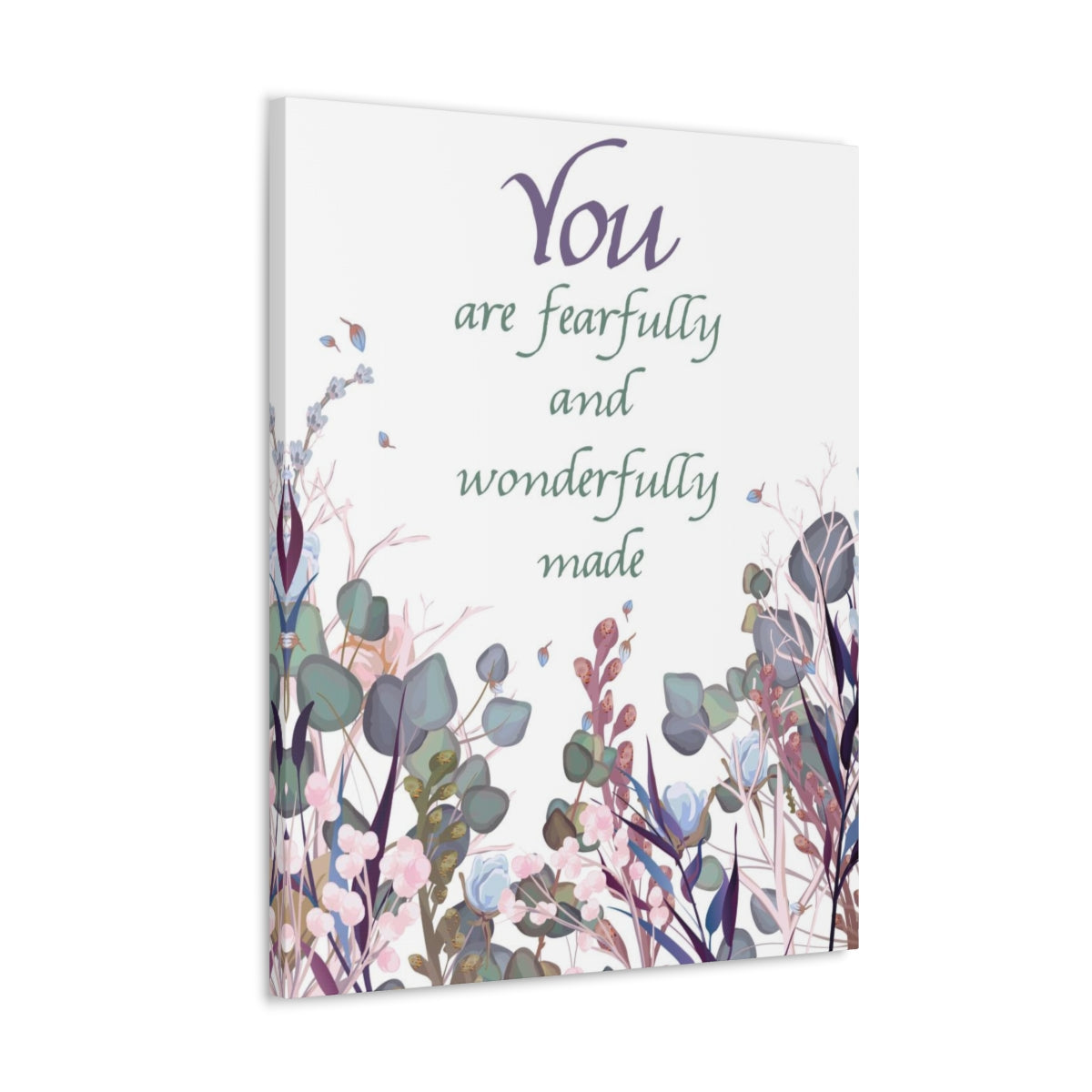 Wonderfully Made Psalm 139:14 Christian Wall Art Bible Verse Print Ready to Hang Unframed-Express Your Love Gifts