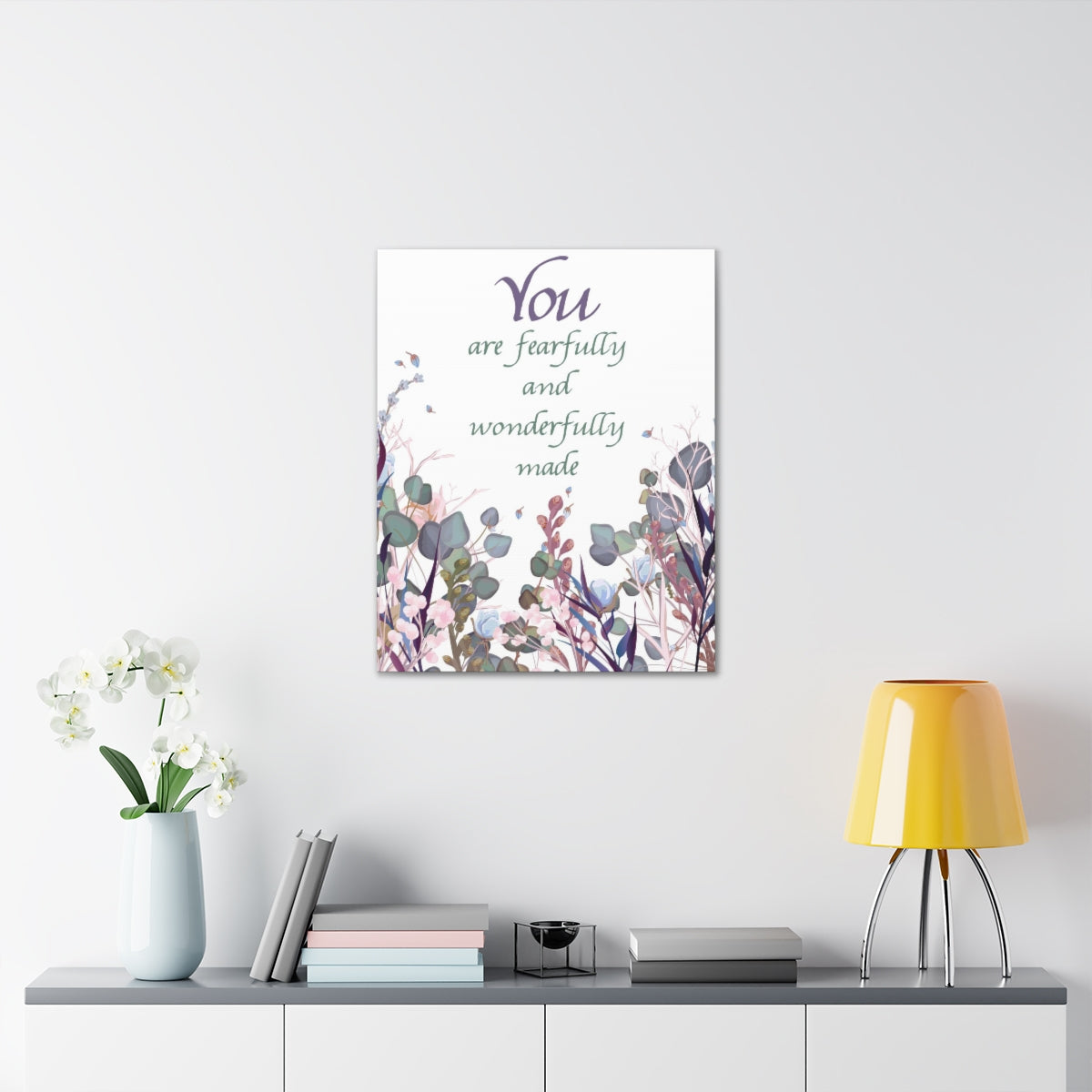 Wonderfully Made Psalm 139:14 Christian Wall Art Bible Verse Print Ready to Hang Unframed-Express Your Love Gifts