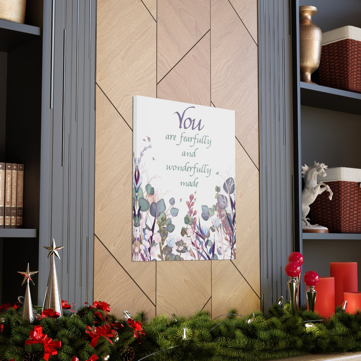 Wonderfully Made Psalm 139:14 Christian Wall Art Bible Verse Print Ready to Hang Unframed-Express Your Love Gifts