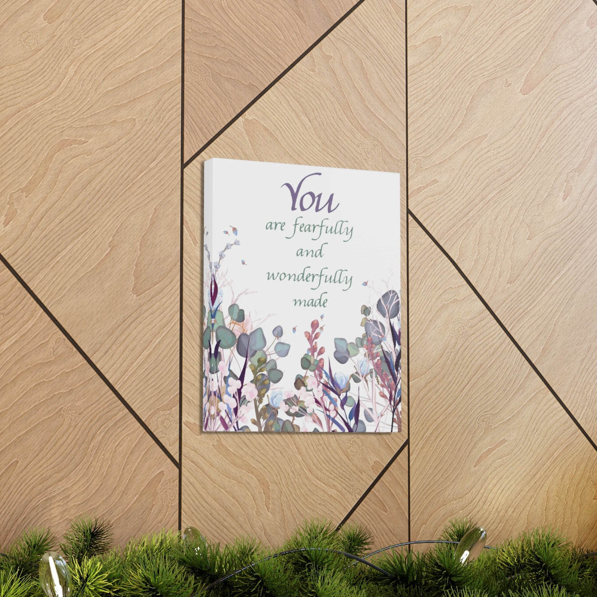 Wonderfully Made Psalm 139:14 Christian Wall Art Bible Verse Print Ready to Hang Unframed-Express Your Love Gifts