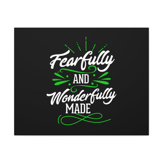 Wonderfully Made Psalm 139:14 Christian Wall Art Print Ready to Hang Unframed-Express Your Love Gifts