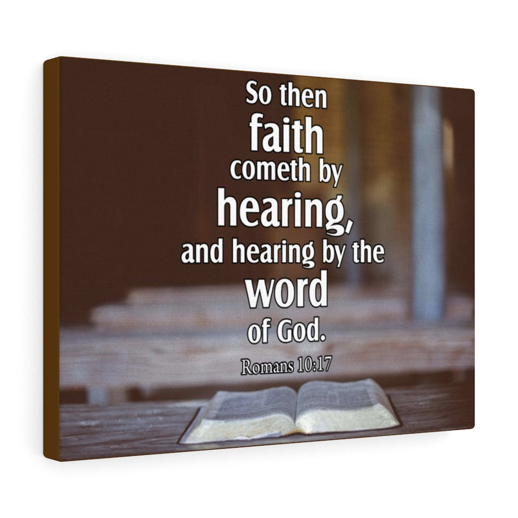 Scripture Walls Word of God Romans 10:17Christian Home Decor Bible Art Unframed-Express Your Love Gifts