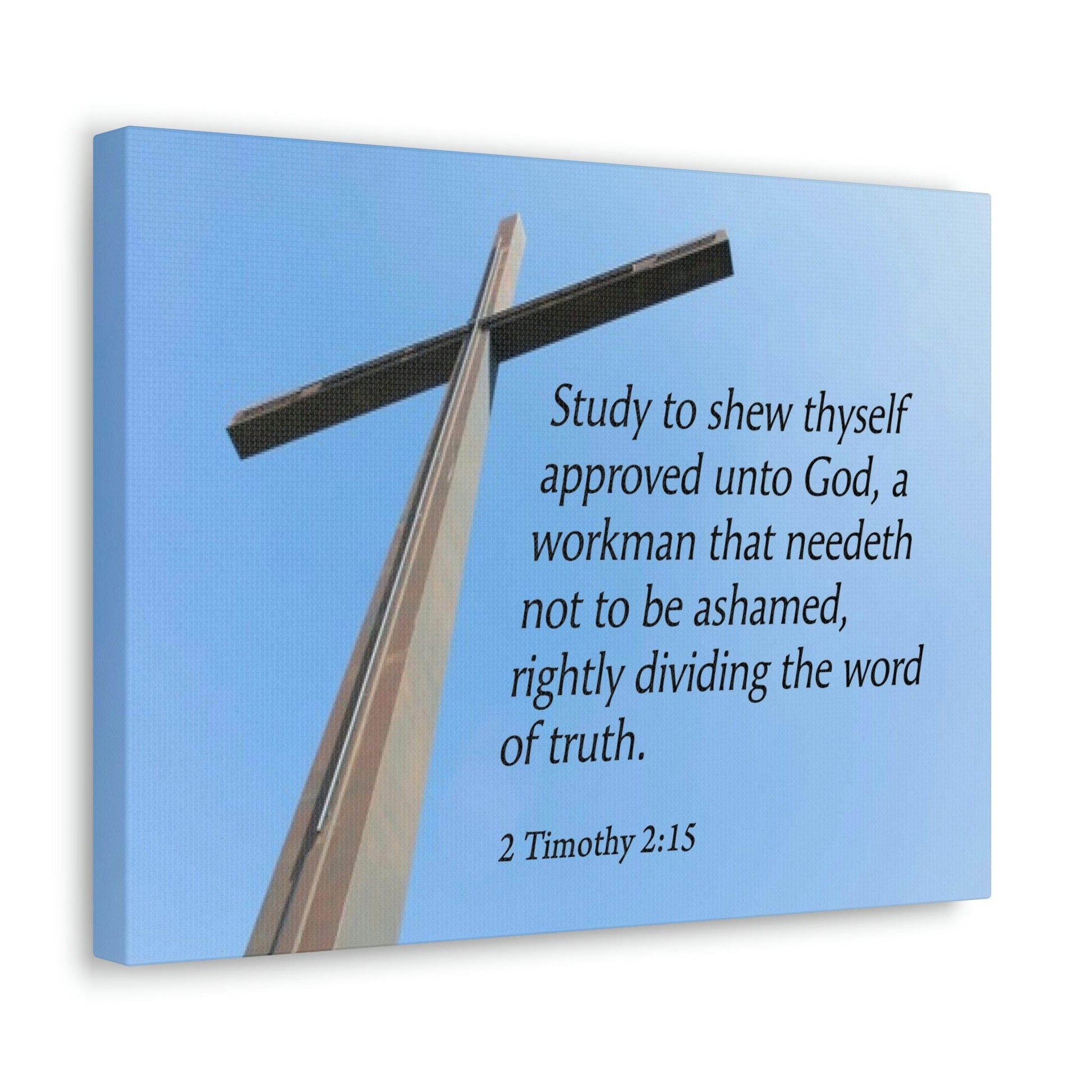 Scripture Walls Word of Truth 2 Timothy 2:15 Bible Verse Canvas Christian Wall Art Ready to Hang Unframed-Express Your Love Gifts