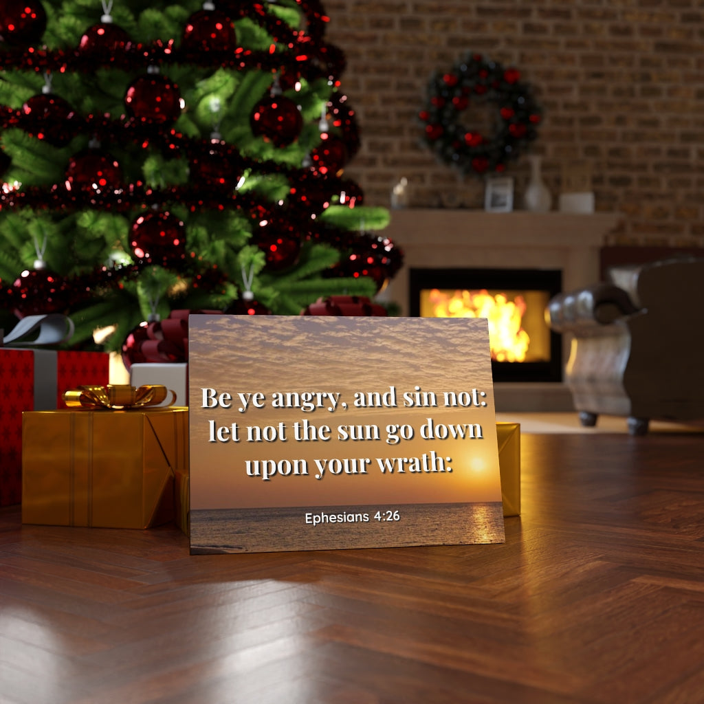 Wrath Ephesians 4:26 Bible Verse Canvas Christian Wall Art Ready to Hang Unframed-Express Your Love Gifts