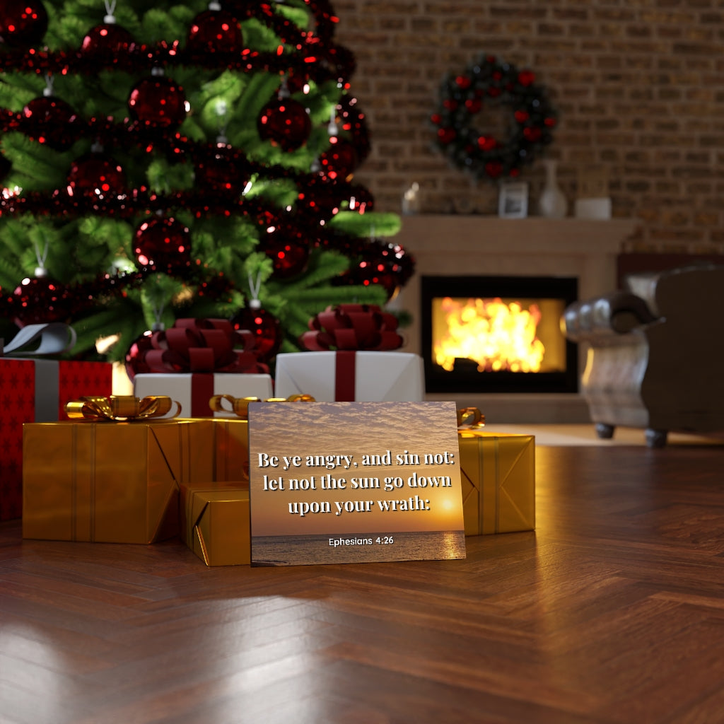 Wrath Ephesians 4:26 Bible Verse Canvas Christian Wall Art Ready to Hang Unframed-Express Your Love Gifts