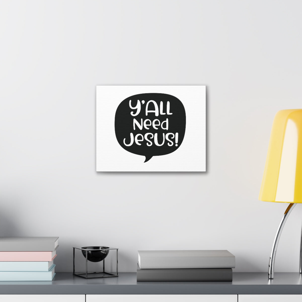 Scripture Walls Y'all Need Jesus Psalm 37:4 Christian Wall Art Print Ready to Hang Unframed-Express Your Love Gifts