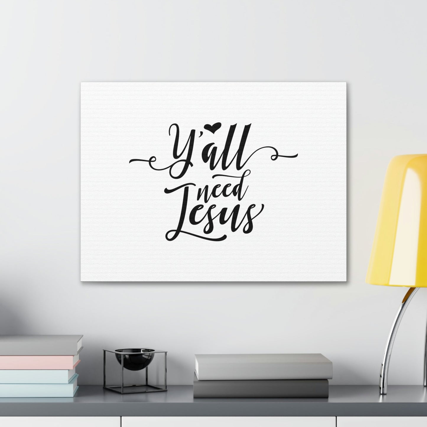 Ya'll Need Jesus Hebrews 12:2 Christian Wall Art Bible Verse Print Ready to Hang Unframed-Express Your Love Gifts