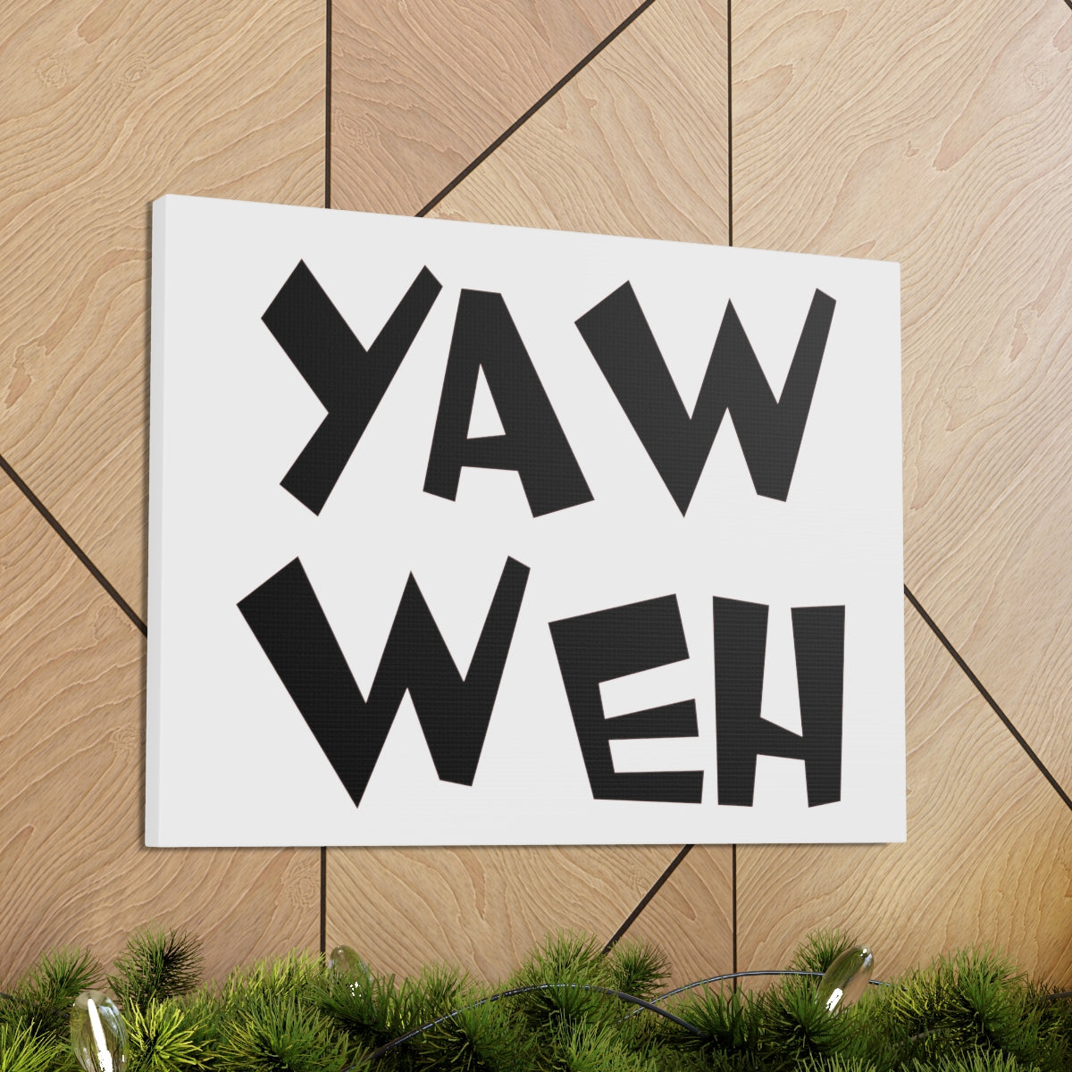 Scripture Walls Yahweh Exodus 3:13-15 Christian Wall Art Print Ready to Hang Unframed-Express Your Love Gifts