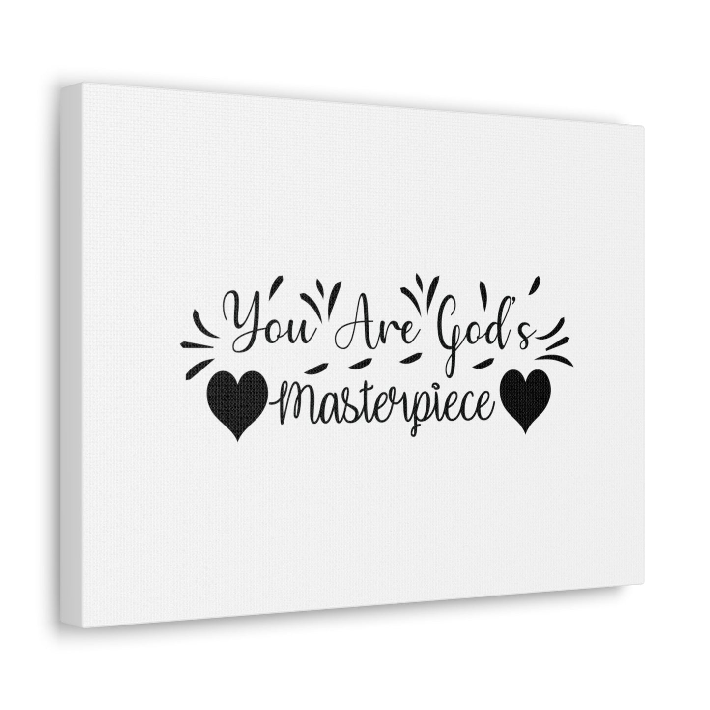 You Are God's Masterpiece Ephesians 2:10 Heart Christian Wall Art Bible Verse Print Ready to Hang Unframed-Express Your Love Gifts