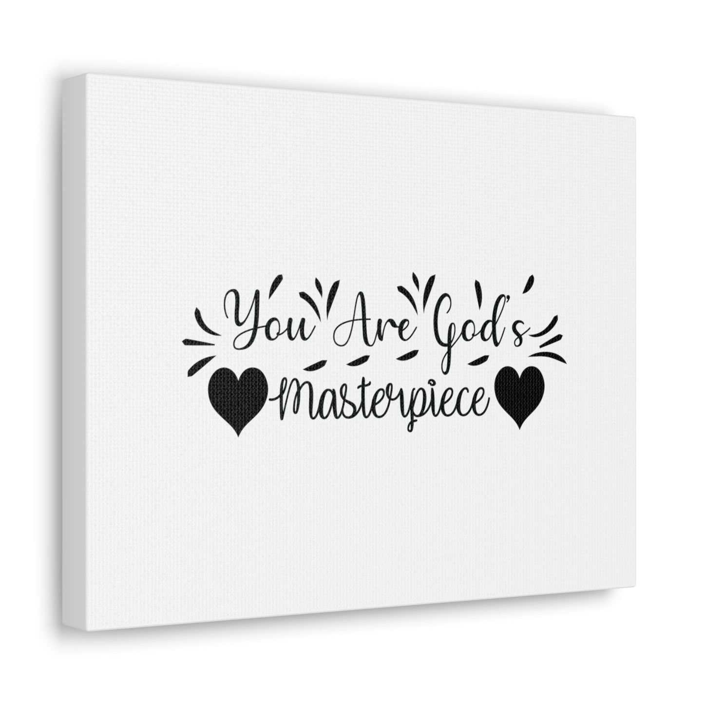 You Are God's Masterpiece Ephesians 2:10 Heart Christian Wall Art Bible Verse Print Ready to Hang Unframed-Express Your Love Gifts