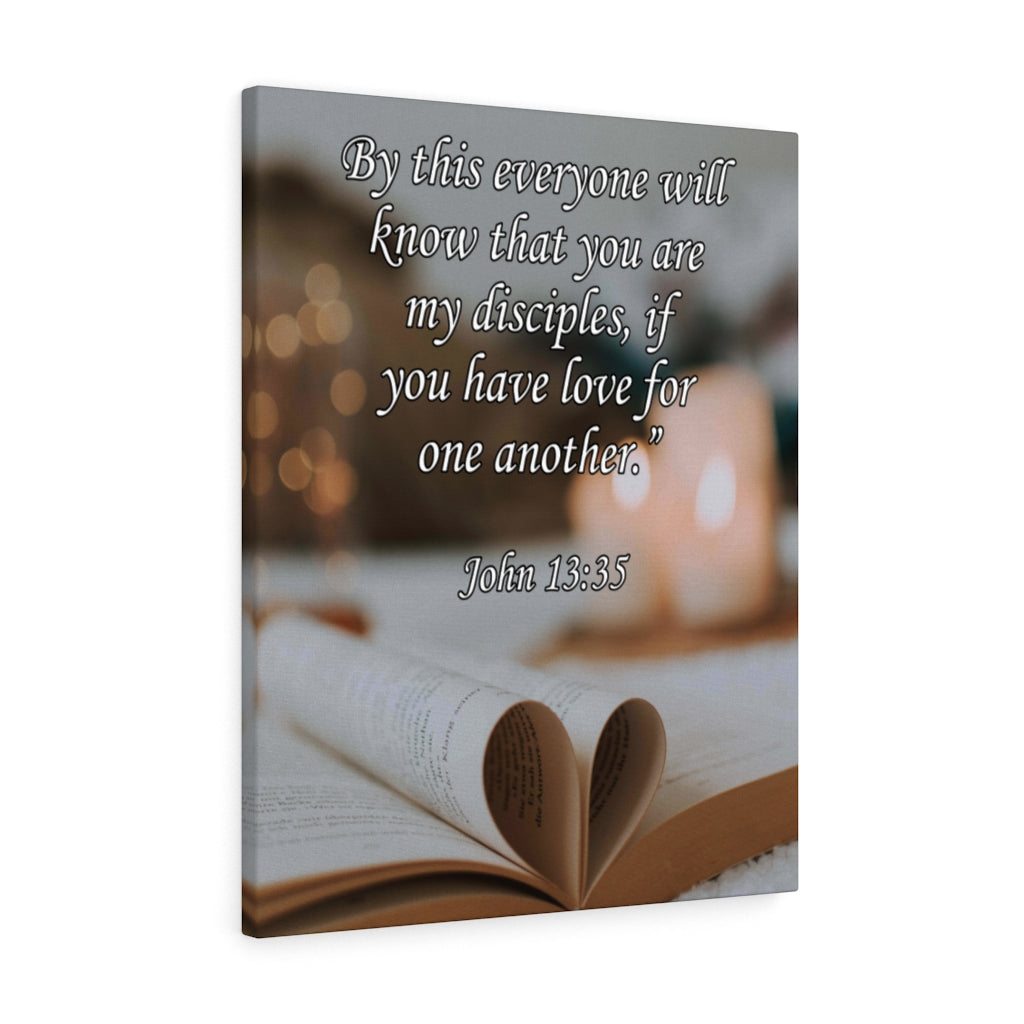 You Are My Disciples John 13:35 Christian Home Decor Bible Art Unframed-Express Your Love Gifts