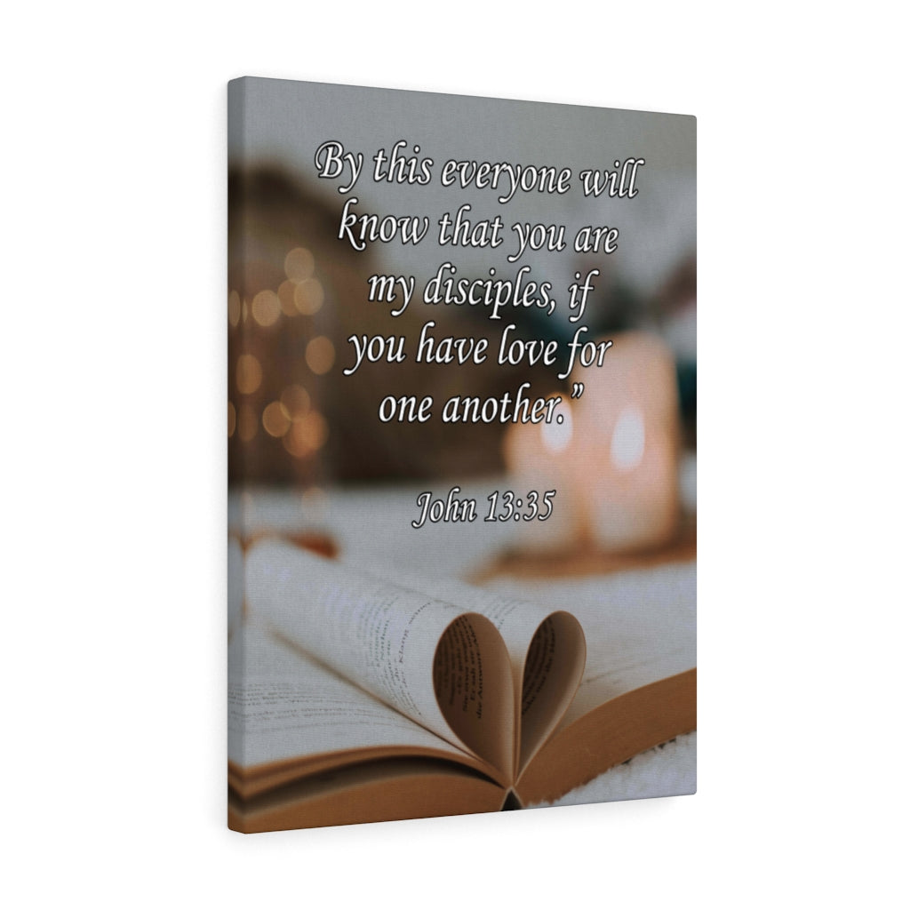Scripture Walls You Are My Disciples John 13:35 Christian Home Decor Bible Art Unframed-Express Your Love Gifts