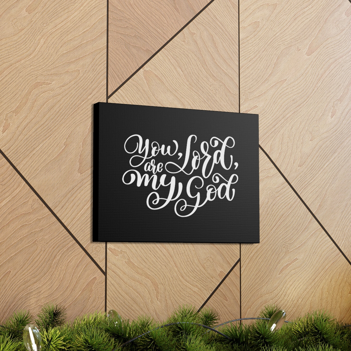 You Are My Lord My God Psalm 63:1 Christian Wall Art Bible Verse Print Ready to Hang Unframed-Express Your Love Gifts