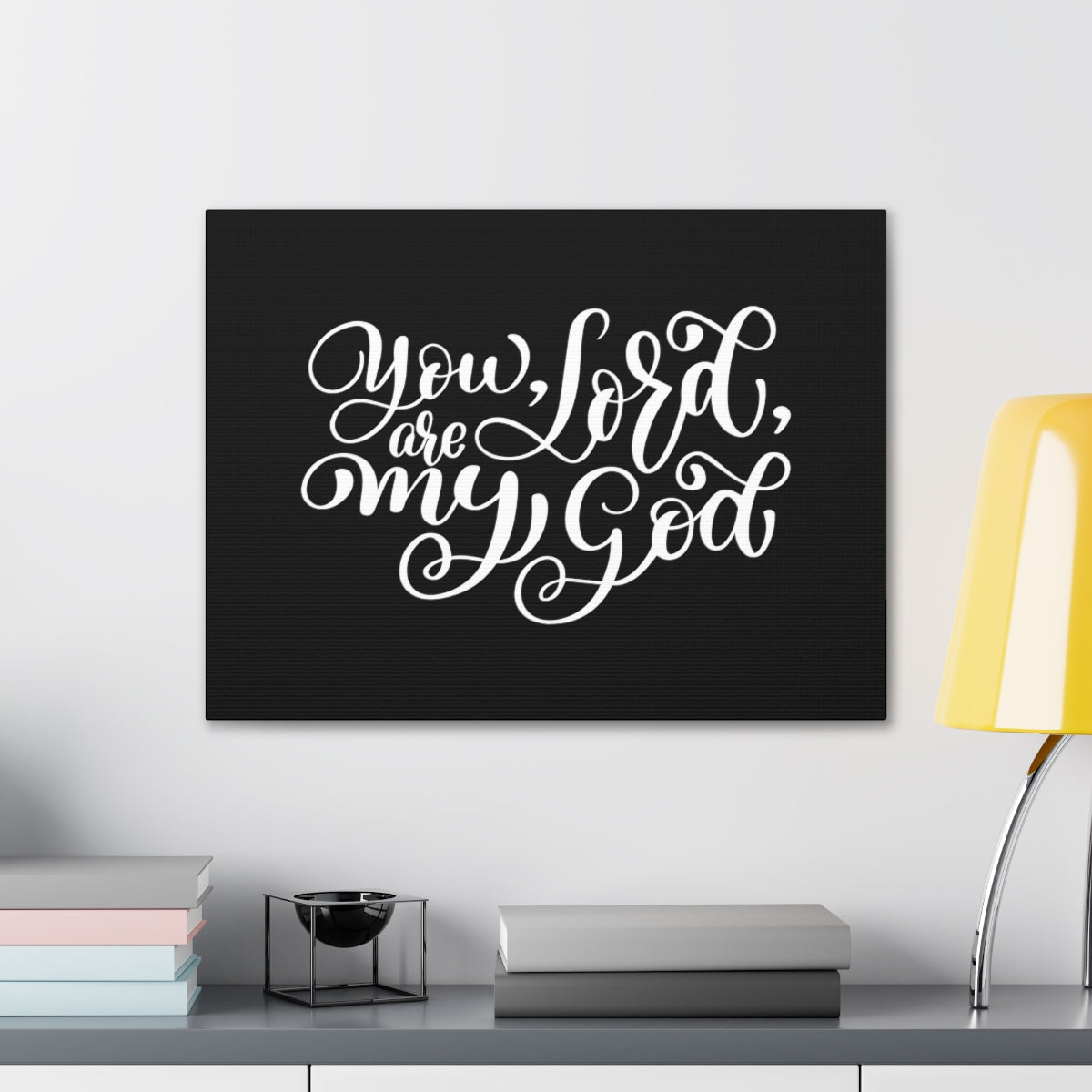 You Are My Lord My God Psalm 63:1 Christian Wall Art Bible Verse Print Ready to Hang Unframed-Express Your Love Gifts