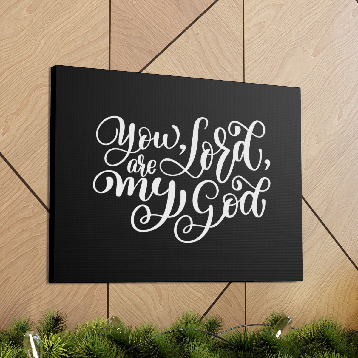 You Are My Lord My God Psalm 63:1 Christian Wall Art Bible Verse Print Ready to Hang Unframed-Express Your Love Gifts