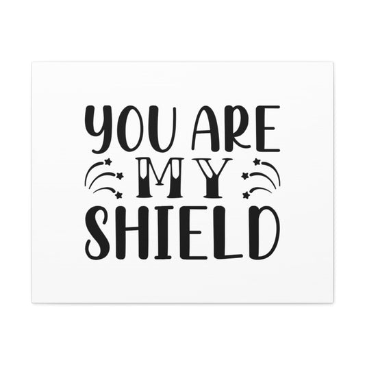 You Are My Shield Psalm 28:7 Christian Wall Art Bible Verse Print Ready to Hang Unframed-Express Your Love Gifts