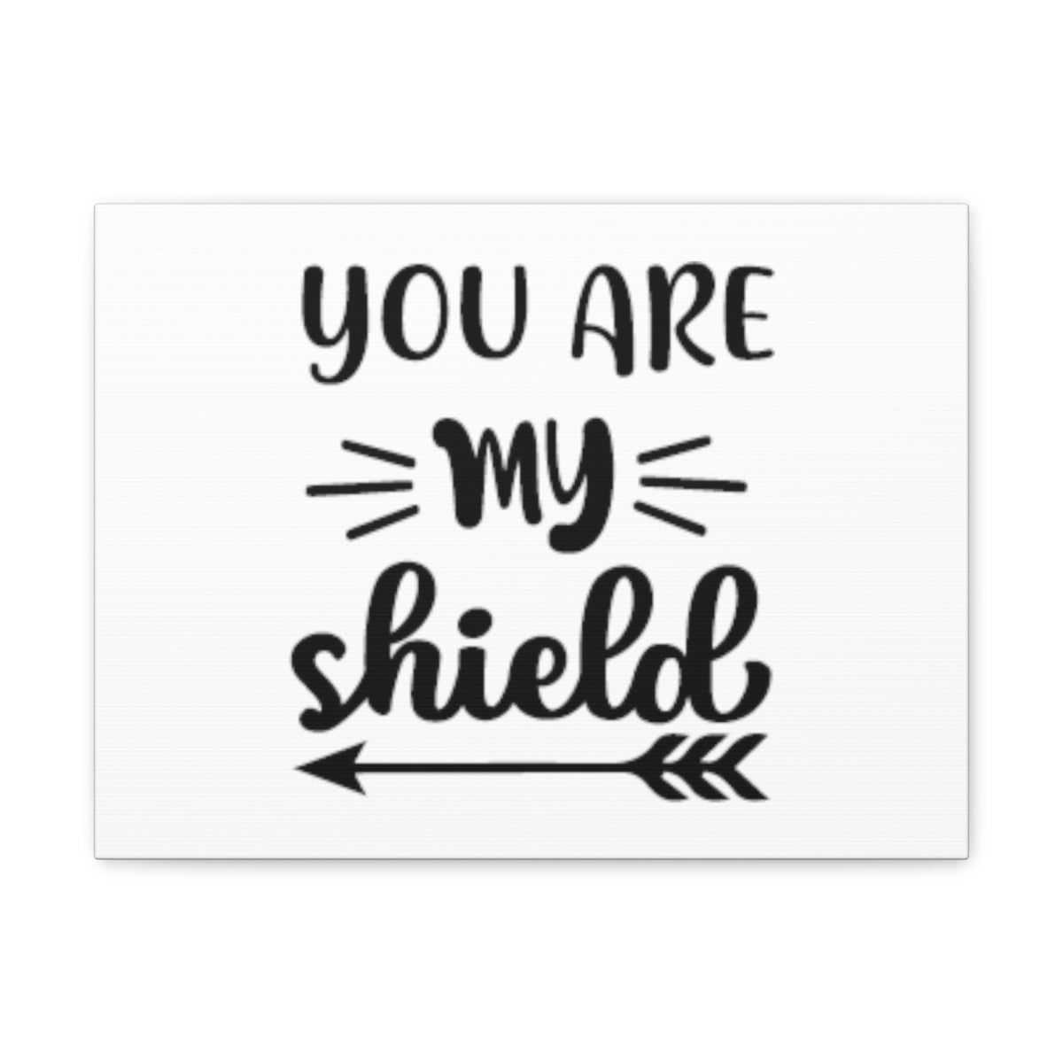 You Are My Shield Psalm 3:3 Arrow Christian Wall Art Bible Verse Print Ready to Hang Unframed-Express Your Love Gifts