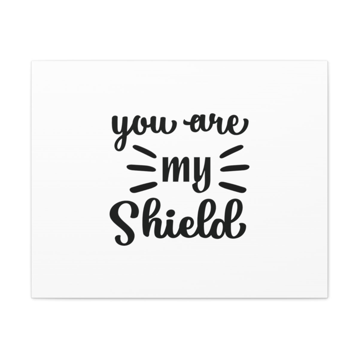 You Are My Shield Psalm 3:3 Christian Wall Art Bible Verse Print Ready to Hang Unframed-Express Your Love Gifts