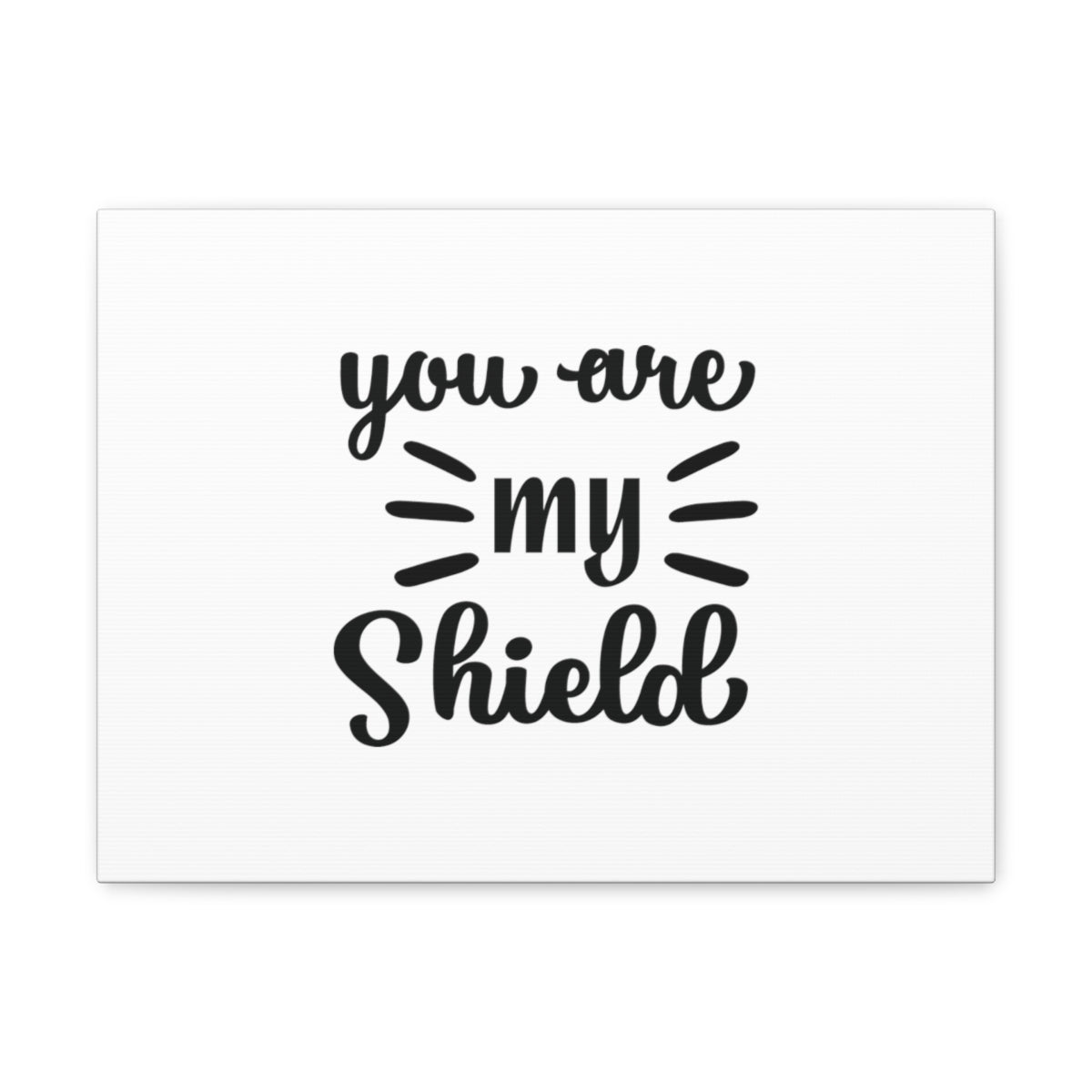 You Are My Shield Psalm 3:3 Christian Wall Art Bible Verse Print Ready to Hang Unframed-Express Your Love Gifts