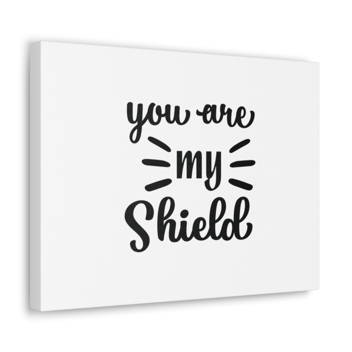 You Are My Shield Psalm 3:3 Christian Wall Art Bible Verse Print Ready to Hang Unframed-Express Your Love Gifts