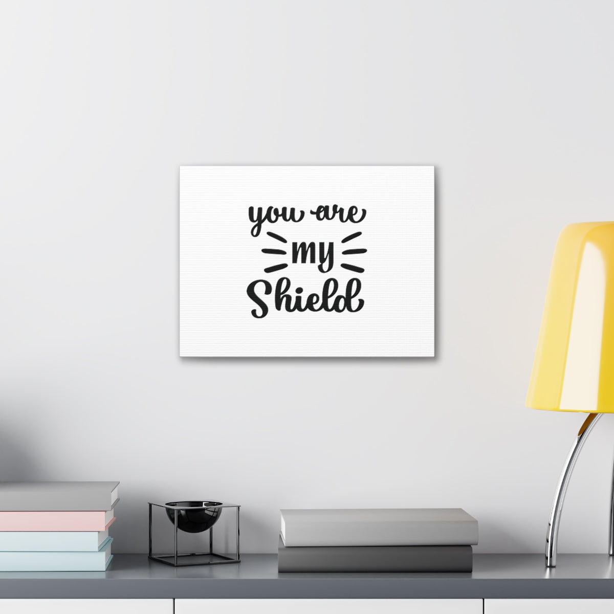 You Are My Shield Psalm 3:3 Christian Wall Art Bible Verse Print Ready to Hang Unframed-Express Your Love Gifts