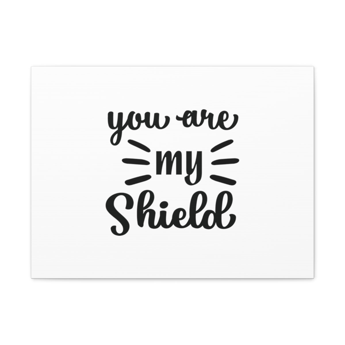 You Are My Shield Psalm 3:3 Christian Wall Art Bible Verse Print Ready to Hang Unframed-Express Your Love Gifts