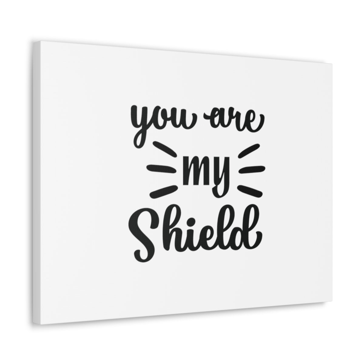 You Are My Shield Psalm 3:3 Christian Wall Art Bible Verse Print Ready to Hang Unframed-Express Your Love Gifts