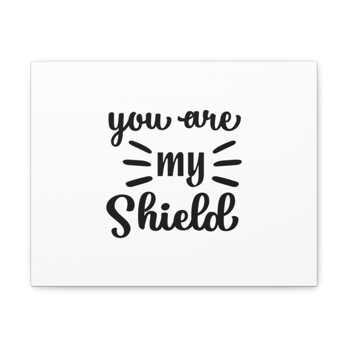 You Are My Shield Psalm 3:3 Christian Wall Art Bible Verse Print Ready to Hang Unframed-Express Your Love Gifts
