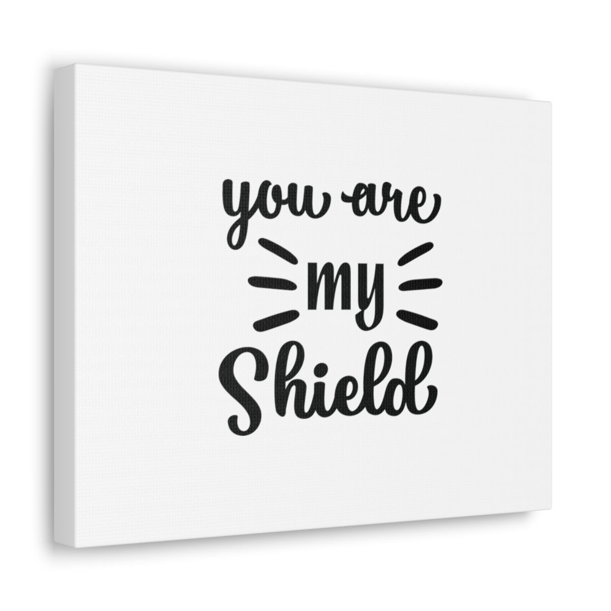 You Are My Shield Psalm 3:3 Christian Wall Art Bible Verse Print Ready to Hang Unframed-Express Your Love Gifts
