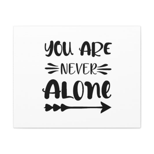 You Are Never Alone Joshua 1:5 Christian Wall Art Bible Verse Print Ready to Hang Unframed-Express Your Love Gifts