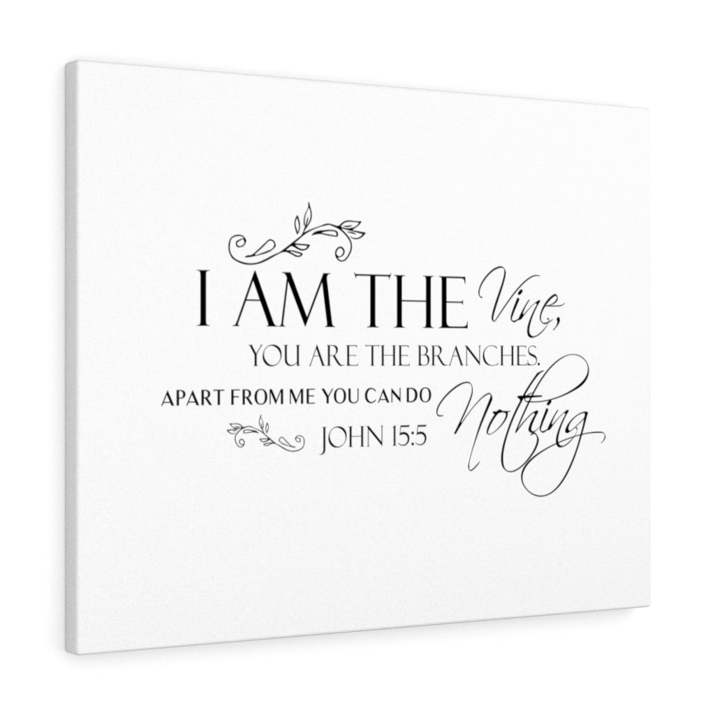 You Are The Branches John 15:5 Bible Verse Canvas Christian Wall Art Ready to Hang Unframed-Express Your Love Gifts