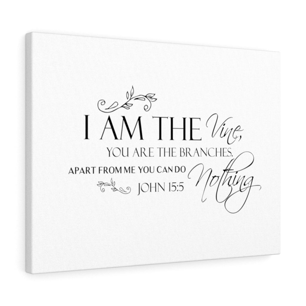 Scripture Walls You Are The Branches John 15:5 Bible Verse Canvas Christian Wall Art Ready to Hang Unframed-Express Your Love Gifts