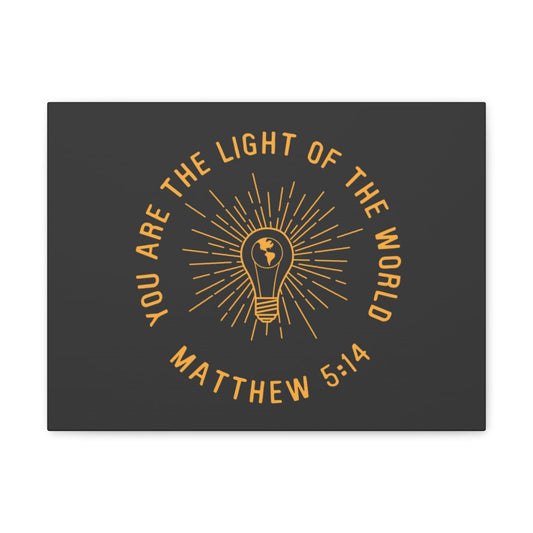 You Are The Light Matthew 5:14 Christian Wall Art Bible Verse Print Ready To Hang Unframed-Express Your Love Gifts
