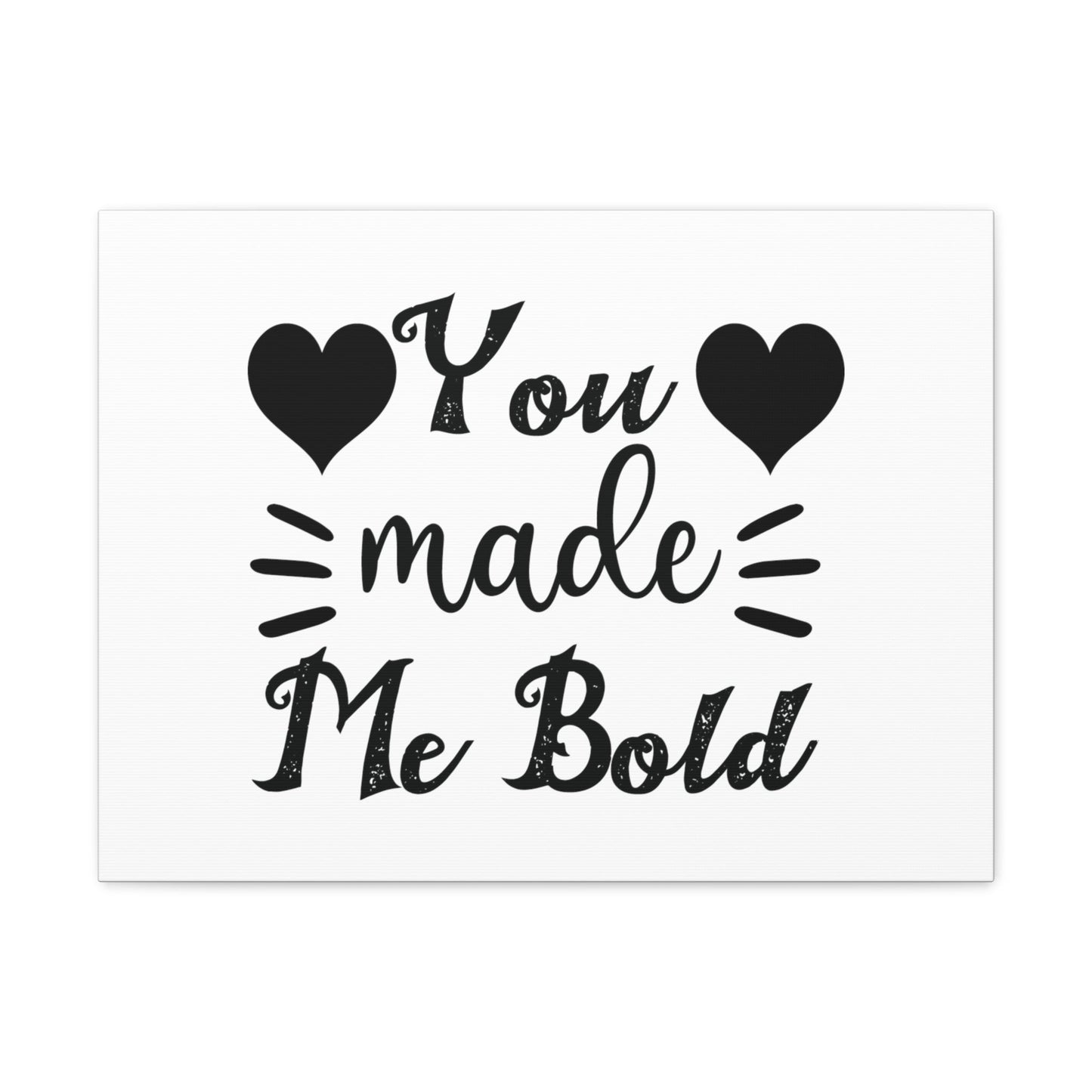 You Made Me Bold Psalm 138:3 Heart Christian Wall Art Bible Verse Print Ready to Hang Unframed-Express Your Love Gifts