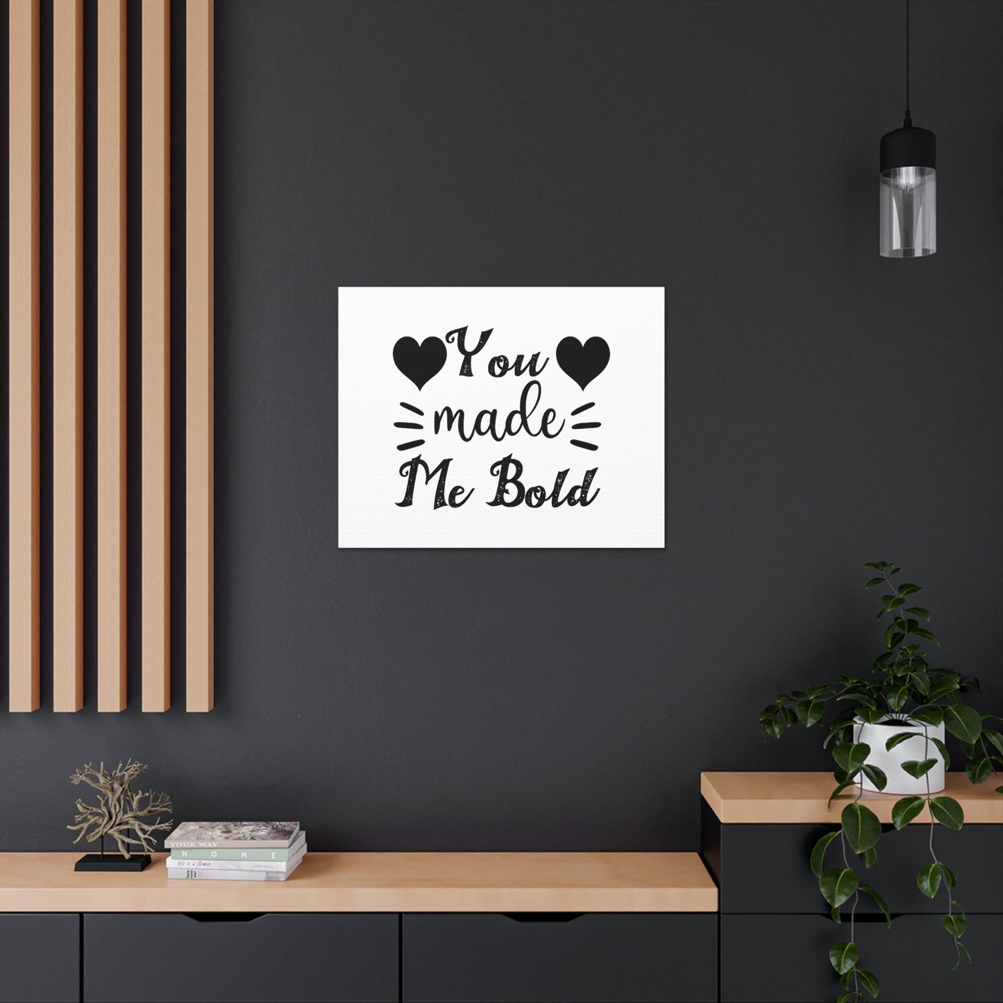 You Made Me Bold Psalm 138:3 Heart Christian Wall Art Bible Verse Print Ready to Hang Unframed-Express Your Love Gifts
