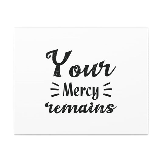 Your Mercy Remains Psalm 25:10 Christian Wall Art Bible Verse Print Ready to Hang Unframed-Express Your Love Gifts