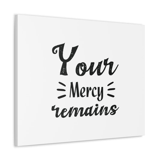 Your Mercy Remains Psalm 25:10 Christian Wall Art Bible Verse Print Ready to Hang Unframed-Express Your Love Gifts