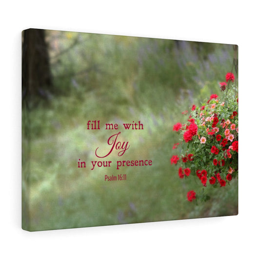 Your Presence Psalm 16:11 Bible Verse Canvas Christian Wall Art Ready to Hang Unframed-Express Your Love Gifts
