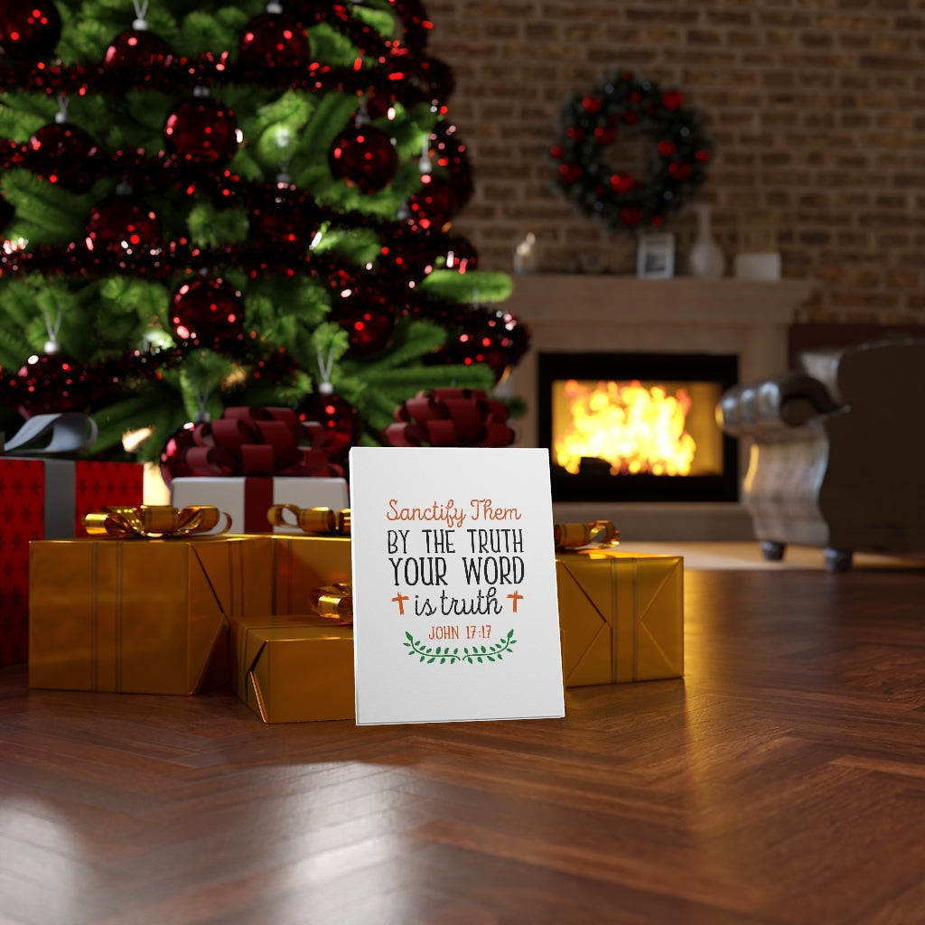Your Word Is The Truth John 17:17 Bible Verse Canvas Christian Wall Art Ready to Hang Unframed-Express Your Love Gifts